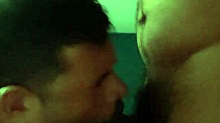 guy kneels to suck and waits for cum