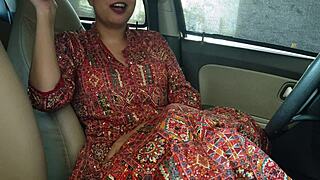 Punjabi Wife Fucked By Husband In Car