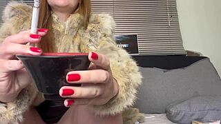 i'm maisa giving jerk off instructions with feet in latex fetish pov