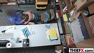 i’m pounding this cute teen thief so hard