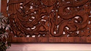 Watch this blonde lesbo milf in a threesome with strapon and dildo action