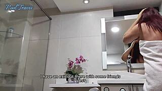 My Hermanastra Joins Shower for Steamy Bathroom Action