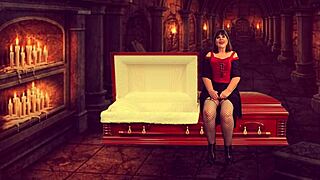 Blonde Japanese gal rides and cums hard