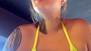 Gym workout wet pussy exposed