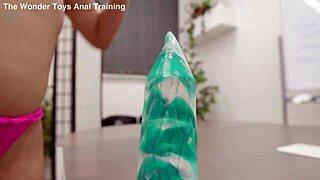 lady ana tests handmade impaler, anal fisting