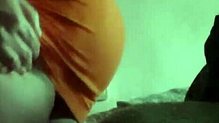 First date turns into steamy hard lesbian sex action