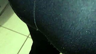 Maid in See-Through Leggings Flashes and Teases with Dirty Talk