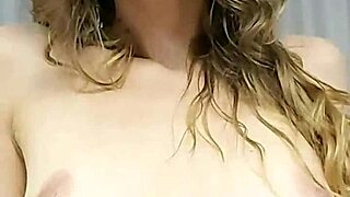 European MILF with shaved pussy rides cock in cowgirl