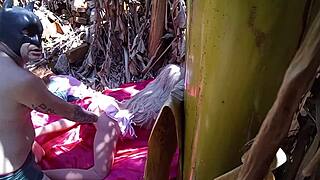 Exploring a sexy Latina sex toy with red hair