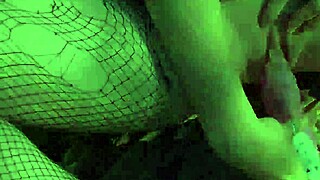 sweet babe fingers pussy with vibrator outdoors