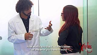 peliroja fucks her plastic surgeon with huge cock 😏