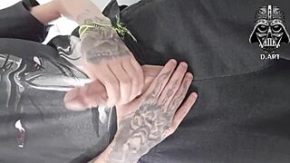 jerking off in public, wanna drink my hot load?