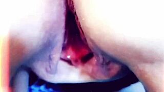 Hey, wanna see me polish my mature pussy for you tonight?