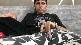 my cheating stepsister gagged on me with a horny look