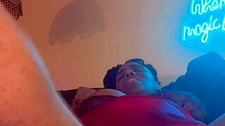 Amateur ebony gets her pussy licked and fucked at home 😍