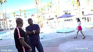 Zoe Lark takes on big black cock in deep action.