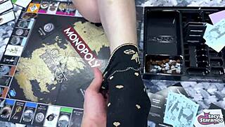 I became my stepsisters sex slave when I played the monopoly board game with her - part one.