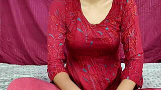 First time Indian anal sex? She takes big cock in her ass and swallows cum!