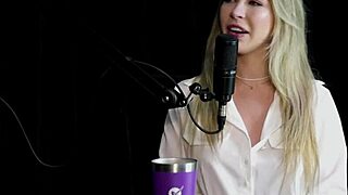 milena moreau in sheer red lingerie explores solo squirting with vibrator