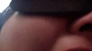 Chupetona intensely sucks her favorite dick with exotic mask