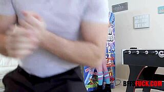A gangbang in an arcade, that’s just awesome!