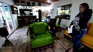 Economic proposal to an unknown girl in Spanish porn