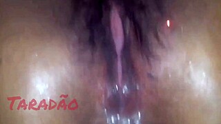 Hey, watch me suck and take it deep in my tight hole!