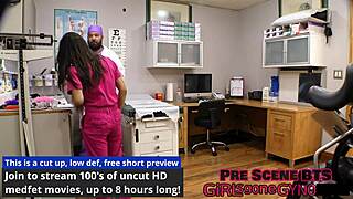 nurse misty addams gagging in latex close up