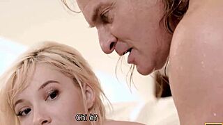 daddy4k luomo astuto seduce la sposa carina del figlio prima della cerimonia di matrimonio