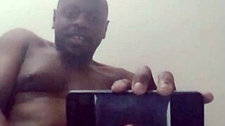 Orgasming to solo ebony videos while testing my new phone for functionality.