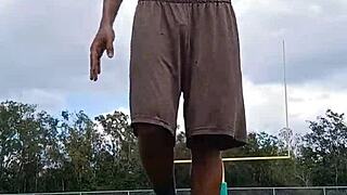 Pretty teacher hints at steamy secrets with athletic roommate