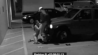 Slut Blows Security Guard For Fine Relief