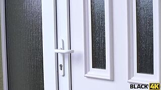 Black4k blonde wife has spontaneous sex with handsome black man