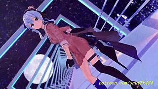 Watch Suisei Dance in 3D Hololive Hentai?