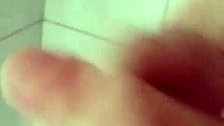 Bathroom Fun With Cumshot And Masturbation In Bisexual Scene