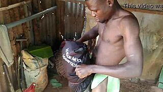 handsome guy gets cumshot after fucking hard