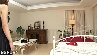 Sexy Japanese Young 18+ Girl Banged in Foursome Interview