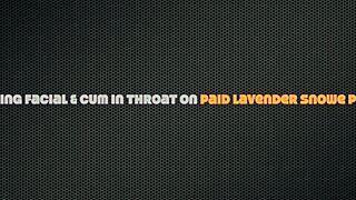 College girl with thick ass sucks cock on her belly