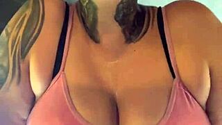 almost expelled at gym for dripping pussy with natural tits and brown eyes.