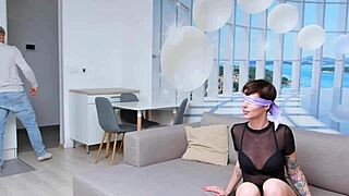 hard gangbang with chihuahua, gagging on monster cocks, first time double vaginal?