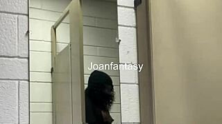 joanfantasy masturbation in a washroom with buttplug and dildo 😍