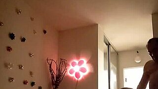 Asian woman visits home in california