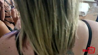 Latina Amateurs in Orgy with BDSM, Pet Play, and Big Ass