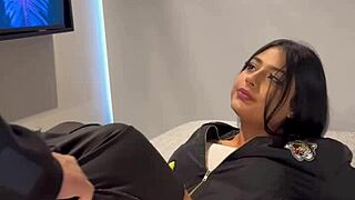 Girlfriend experience from mall to parents' house