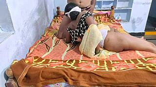 Youranitha, the indian village hot wife, gets homemade fucking with creampie