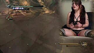 I'm Obsessed with This Sexy Bimbo Gaming