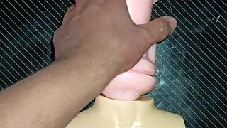 Kissy and Dolly's trio ends with tits fucking.