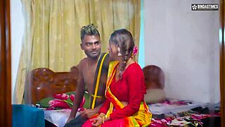 beautiful tamil couple's first sex after wedding night