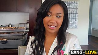 Loni Legend says, 'Fuck me hard, old fan.'