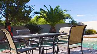 anal by the pool helena price got spermed by rome after sex